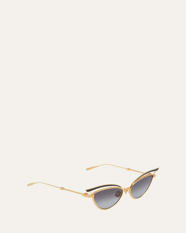 V Glassliner Titanium Cat-Eye Sunglasses
